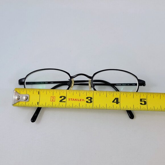 Calvin Klein Eyeglasses Frames CK 346 590 Metal Italy Case Used Read - Picture 8 of 10